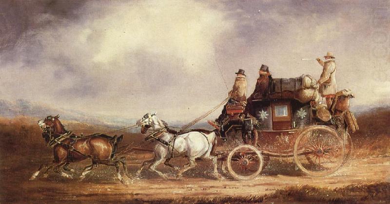 Charles Cooper The Edinburgh-London Royal Mail on the Road china oil painting image